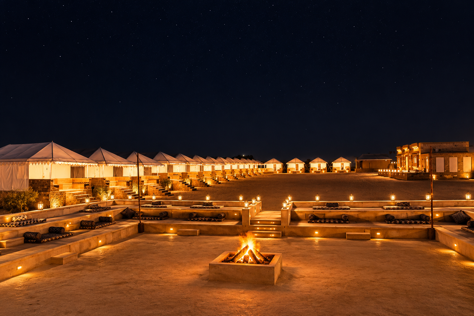 Warm luxury accommodation